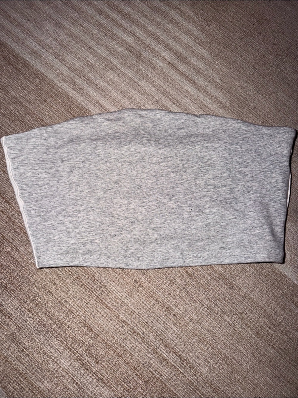 Garage Gray Strapless Tube Top